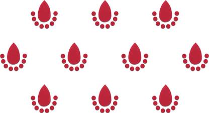 Comet Busters Traditional Handcrafted Red Bindi (BV257) Forehead Red Bindis