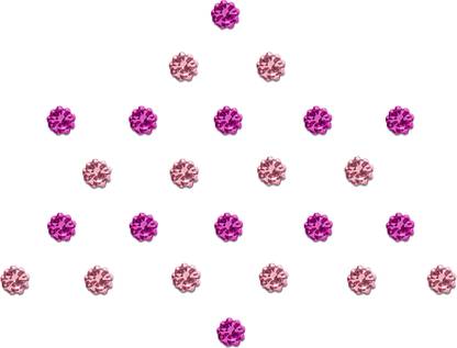 Comet Busters Pink Fancy Bindi For Women (BV120) Forehead Pink Bindis