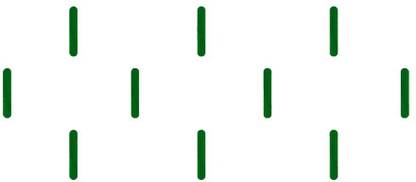 Comet Busters Handcrafted Dark Green Line Bindis (10mm) (BV1297) Forehead Green Bindis