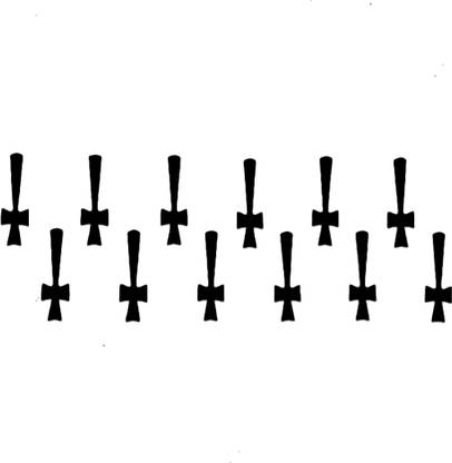 Comet Busters Ethnic Black Bindi (BV427) Forehead Black Bindis