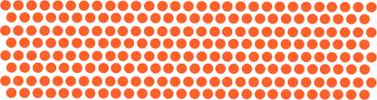 Comet Busters Beautiful Handcrafted Round Orange Velvet Bindis (4 mm) (BIN2077) Forehead Orange Bindis