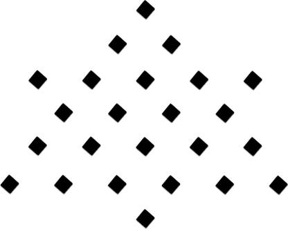 Comet Busters Handcrafted Black Square Bindis (2mm) (BV1207) Forehead Black Bindis