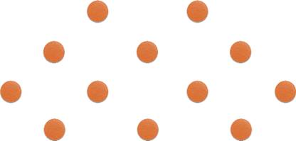 Comet Busters Round Orange Velvet Bindi (6 mm) (BV849) Forehead Orange Bindis
