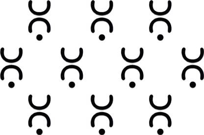 Comet Busters Handcrafted Fancy Black Bindis (BV1233) Forehead Black Bindis