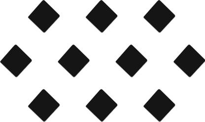 Comet Busters Handcrafted Black Square Bindis (5mm) (BV1194) Forehead Black Bindis