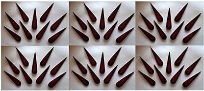 PMW Long Maroon Bindi - Pack of 12 CLASICAL DANCE Maroon Bindis