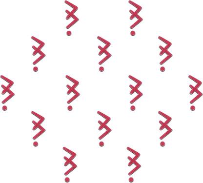 Comet Busters Abstract Designer Maroon Bindis For Women Forehead Maroon Bindis