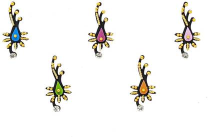 Comet Busters Beautiful Multicolor Designer Bindi (BV1559) Forehead Multicolor Bindis