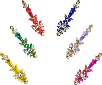 Comet Busters Multicolor Traditional Bindi For Women (BIN106) Forehead Multicolor Bindis