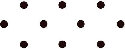 Comet Busters Basic Round Black Velvet Bindis (8 mm) (BIN836) Forehead Black Bindis