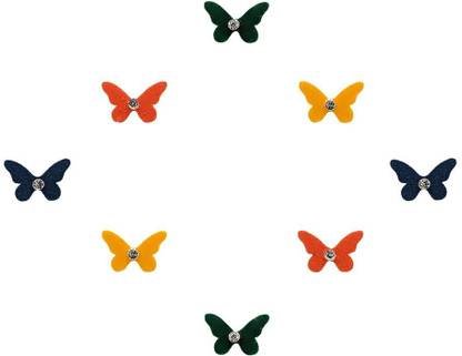 Comet Busters Beautiful Multicolor Butterfly Bindi With Stone (6mm) (BV1625) Forehead Multicolor Bindis