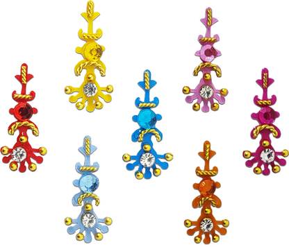 Comet Busters Bridal Bindi (BV043) Forehead Multicolor Bindis