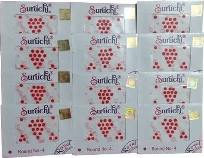 Sparsh Suruchi Unique style red bindi pack of 12 round 4 Forehead Red Bindis