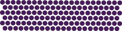 Comet Busters Beautiful Handcrafted Round Purple Velvet Bindis (6 mm) (BIN2097) Forehead Purple Bindis