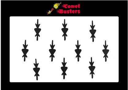 Comet Busters Ethnic Black Bindi (BV423) Forehead Black Bindis