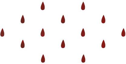 Comet Busters Basic Maroon Tear Drop Bindis (7 mm) Forehead Maroon Bindis