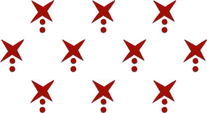 Comet Busters Traditional Handcrafted Red Bindi (BV258) Forehead Red Bindis