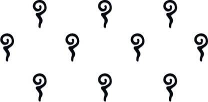 Comet Busters Traditional Black Bindi (BIV366) Forehead Black Bindis