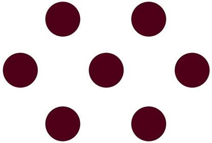 Comet Busters Basic Velvet Round Maroon Bindis (10mm) (BIN1093) Forehead Maroon Bindis