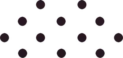 Comet Busters Round Black Bindi (6 mm) (BV851) Forehead Black Bindis