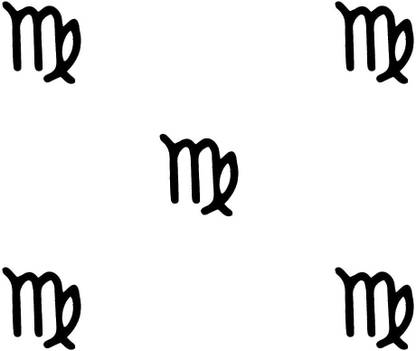 Comet Busters Sun Sign Virgo Bindis (BIN1079) Forehead Black Bindis