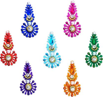 Comet Busters Designer Multicolor Bindi (BV025) Forehead Multicolor Bindis