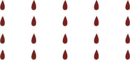 Comet Busters Beautiful Handcrafted Tear Drop Maroon Bindi (5 mm) (BV786) Forehead Maroon Bindis