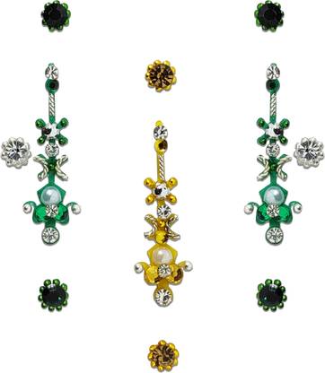 Comet Busters Multicolor Stone Bindi For Women (BV150) Forehead Multicolor Bindis