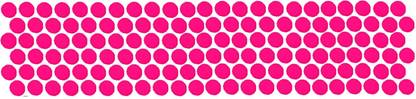 Comet Busters Bindiful Plain Light Pink Round Velvet Bindis (6mm) (BF021) Forehead Pink Bindis