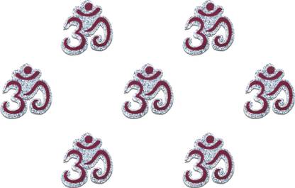 Comet Busters Handcrafted Fancy Maroon Om Bindis (BV1245) Forehead Maroon Bindis