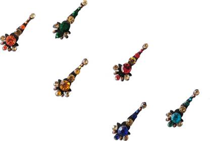 Comet Busters Multicolored Fancy Bindis for Women Forehead Multicolor Bindis
