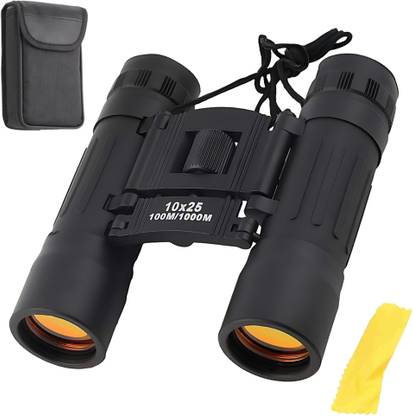Bushnell 10x25 Binoculars for Travel, Birdwatching & Sports – Clear View, Lightweight Binoculars
