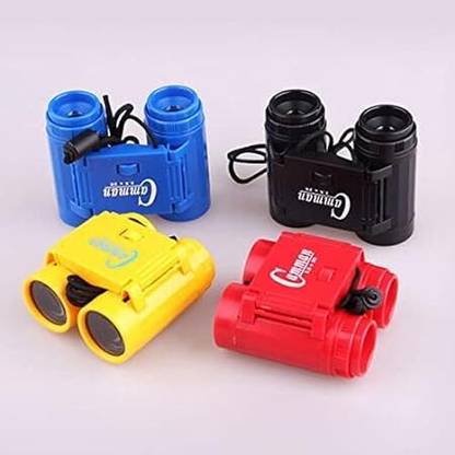 MOREL Mini Binoculars with Adjustable Focus | Compact Folding MULTICOLOR PACK OF 1 Binoculars
