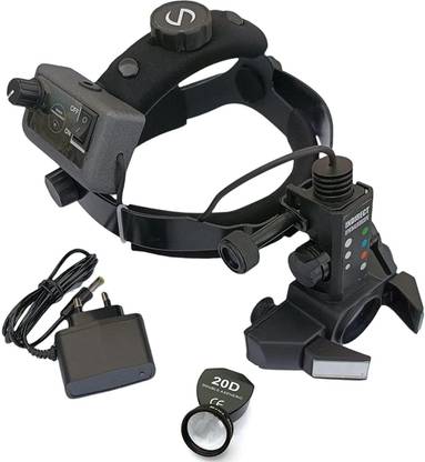 SA OPHTHALMIC Indian Binocular Indirect Ophthalmoscope With 20 D Lens Binoculars