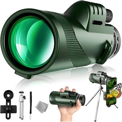 Jungle Theory 40X60 Outdoor Night Vision High Power HD Monocular Telescope with Tripod & Clamp Monocular