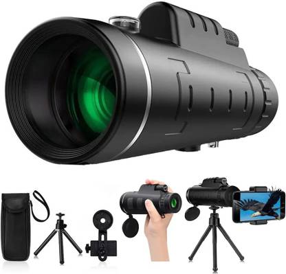 Mocking Bird 40X60 Monocular Mobile Telescope With Smartphone Holder &Stand for Bird Watching Monocular