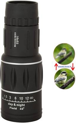 Bs Spy Monocular 16X52 Telescope Dual Focusing Adjustment Binocular Optics Zoom Monocular