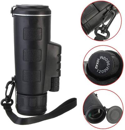 DXFILUIL Orion 10x42 Waterproof Monocular (Black) Monocular