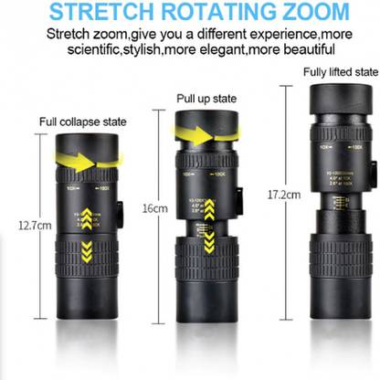 BNF Portable 300X Monocular Telescope HD Optics Zoom Telescope Monocular