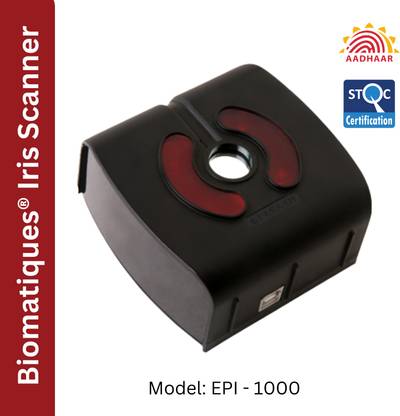 VLE GURU Biomatiques Iris Scanner EPI-1000 for PDS Ration, Aadhaar | STQC & UIDAI Access Control