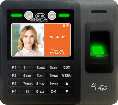 Realtime RS 910 WITH WIFI DOUBLE BATTERY FACE WITH FINGERPRINT ATTENDANCE MACHINE Access Control, Time & Attendance