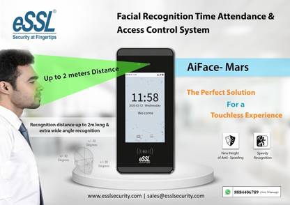 eSSL AiFace-Mars Facial Recognition Time & Attendance, Access Control