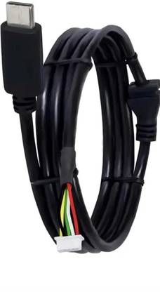 SONHUFU USB C TYPE MANTRA MFS-100 Fingerprint scanner cable, 1 meter,BLACK Access Control