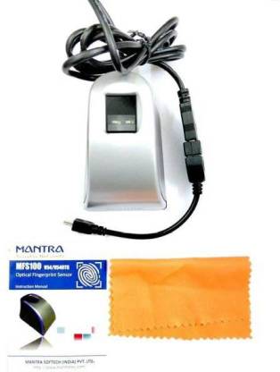 RARE Mantra MFS100 Biometric Device One year RD Service Free with Micro OTG Free Access Control, Door Locks, Payment Device, Time & Attendance