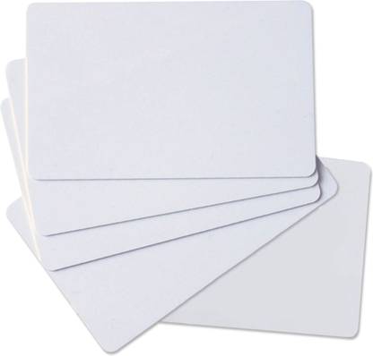 Nialabs White Plain Thermal PVC Cards (Pack Of 10) Access Control