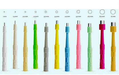 Jetflon Biopsy Punch Sterile Single Use 4mm (Blue) Biopsy Punch