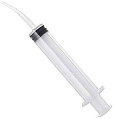 Shanvi Hand Feeding Syringe with Curve Tip for Small Birds & Animals (12 ml Piece 1) Tube Bird Feeder