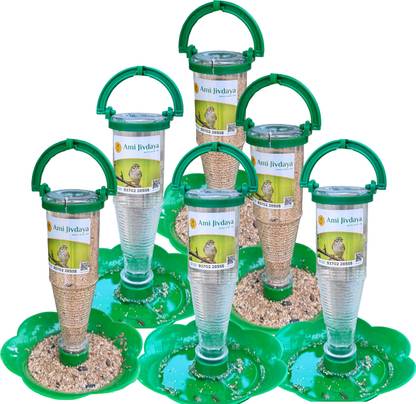 AMIJIVDAYA Ami Jivdaya 2 in 1 Nano Bird Feeder. Window Bird Feeder