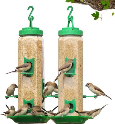 AMIJIVDAYA Ami Jivdaya Large hexagon shape Bird Feeder. Window Bird Feeder