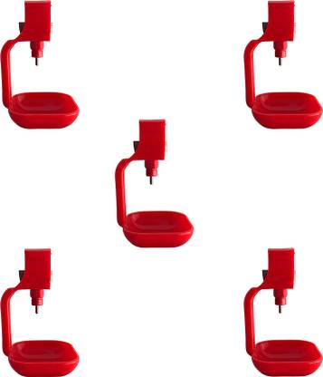 Cj farms and agritech Advanced Poultry Equipment Automatic Nipple Drinker Chicken Pole Mount Bird Feeder